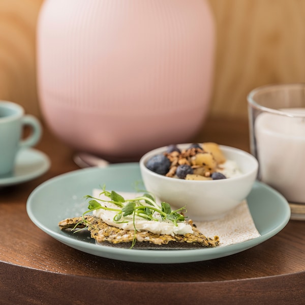 IKEA FÄRGKLAR 18-piece dinnerware set Matte Light Turquoise, Ikea Ireland | 7420HQDAR