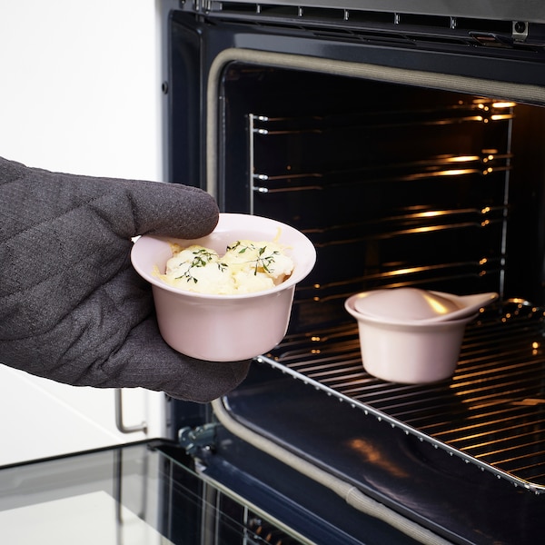 IKEA FÄRGKLAR baking/serving dish with lid, 6.8 oz, 2 pack Matte Light Pink, Ikea Ireland | 7283YECLM
