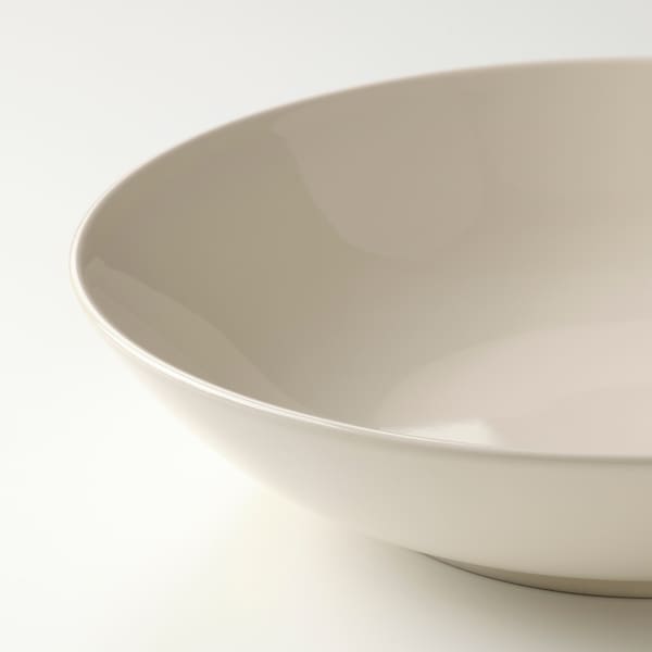 IKEA FÄRGKLAR deep plate/bowl, 9 in, 4 pack Glossy Beige, Ikea Ireland | 2905MRYCT