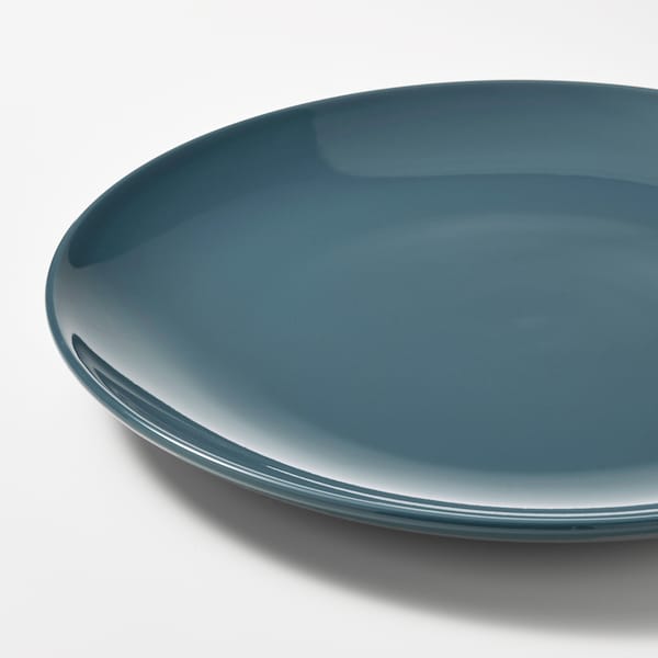 IKEA FÄRGKLAR plate, 10 in, 4 pack Glossy Dark Turquoise, Ikea Ireland | 9742QCPXB