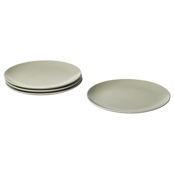 IKEA FÄRGKLAR plate, 10 in, 4 pack Matte Green, Ikea Ireland | 3970EHZDX