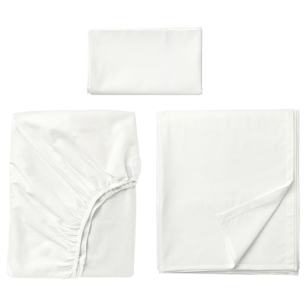 IKEA FÄRGMÅRA sheet set, Twin White, Ikea Ireland | 2153XIADG