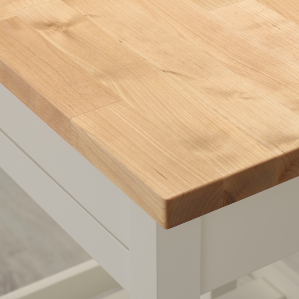 IKEA FÖRHÖJA kitchen cart, 20 7/8x16 7/8 in Birch / White, Ikea Ireland | 7985OYNFL
