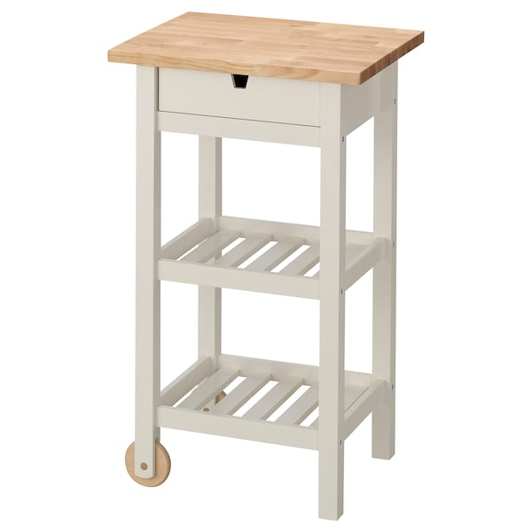 IKEA FÖRHÖJA kitchen cart, 20 7/8x16 7/8 in Birch / White, Ikea Ireland | 7985OYNFL