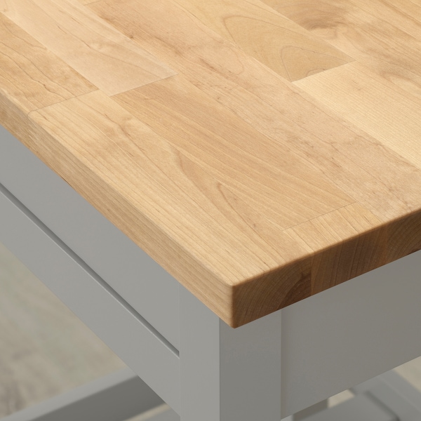 IKEA FÖRHÖJA kitchen cart, 20 7/8x16 7/8 in Birch / Gray, Ikea Ireland | 2395YEJHB