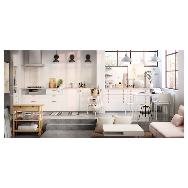 IKEA FÖRHÖJA kitchen cart, 39 3/8x16 7/8 in Birch, Ikea Ireland | 5631TXQDF