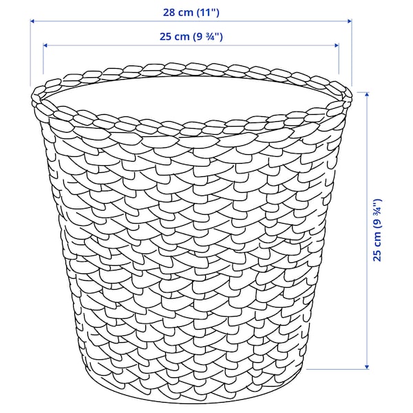 IKEA FRIDFULL plant pot, water hyacinth, 9 ½ in, Ikea Ireland | 3287IFTRN