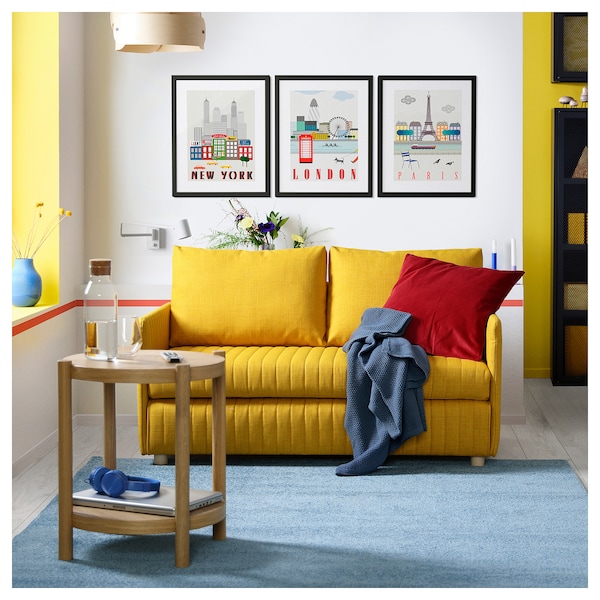 IKEA FRIDHULT sleeper sofa, Skiftebo yellow, Ikea Ireland | 1329GSIRT