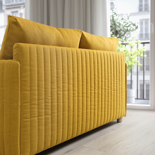 IKEA FRIDHULT sleeper sofa, Skiftebo yellow, Ikea Ireland | 1329GSIRT