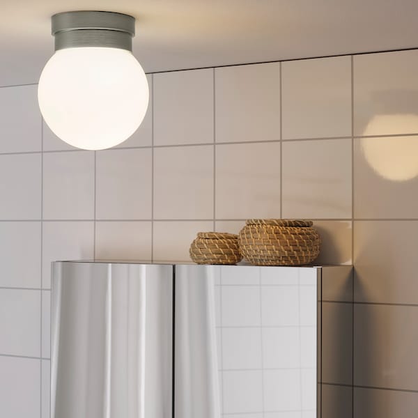 IKEA FRIHULT Ceiling/wall lamp Stainless Steel Color, Ikea Ireland | 0679QFSRK