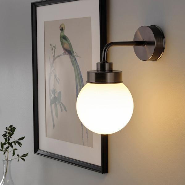IKEA FRIHULT Wall lamp Black, Ikea Ireland | 6780XFCZG