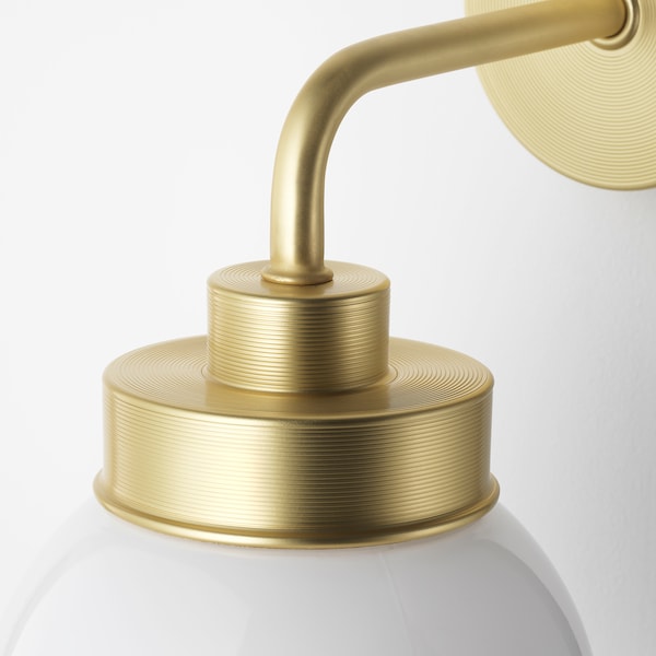 IKEA FRIHULT Wall lamp Brass Color, Ikea Ireland | 9753YQSGT