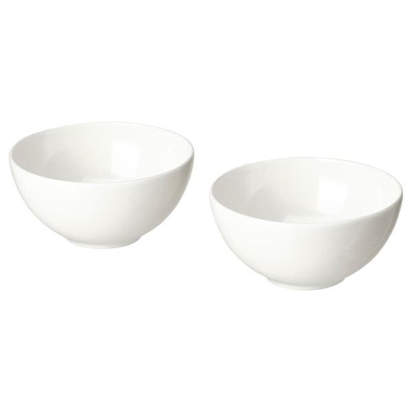IKEA FRÖJDEFULL bowl, white, 4 ½ in, 2 pack, Ikea Ireland | 4902LEGFS