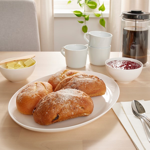 IKEA FRÖJDEFULL plate, white, 13 ½x10 in, Ikea Ireland | 6217YHCRB