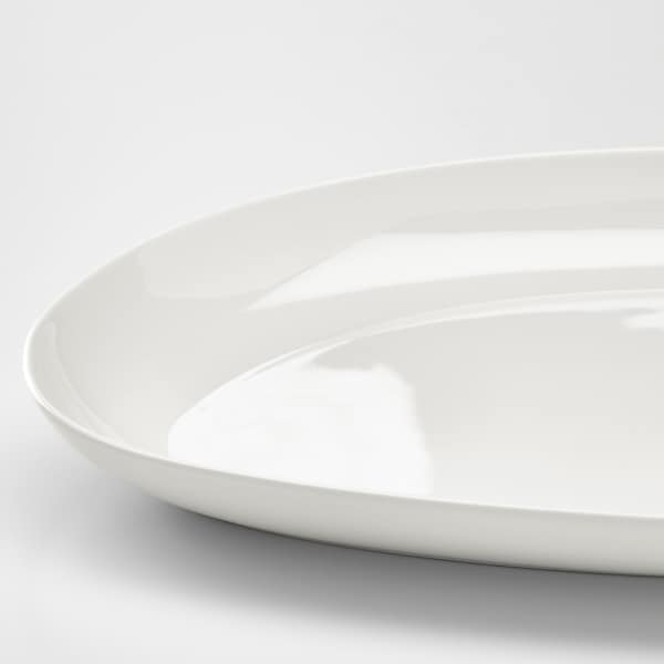 IKEA FRÖJDEFULL serving plate, white, 16x7 in, Ikea Ireland | 6902RGFCD