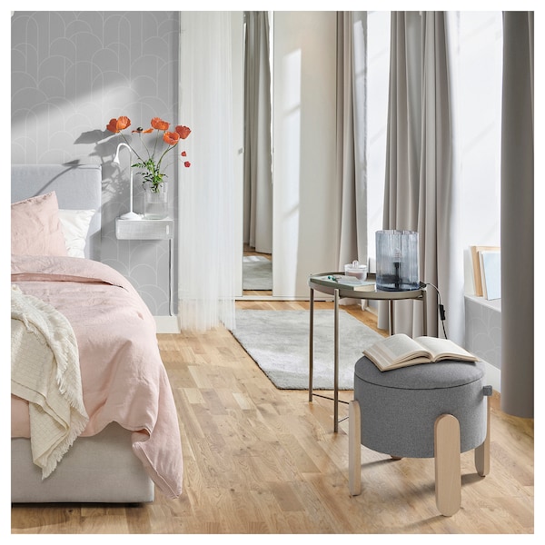 IKEA FÖRLUNDA pouffe Tonerud Gray, Ikea Ireland | 7618NLACX