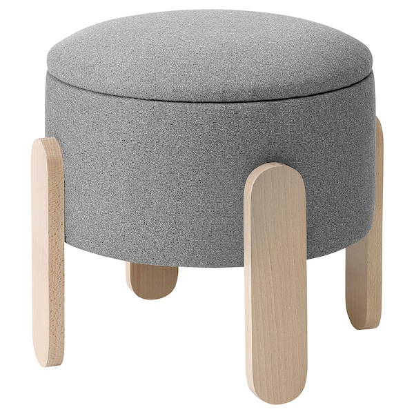 IKEA FÖRLUNDA pouffe Tonerud Gray, Ikea Ireland | 7618NLACX