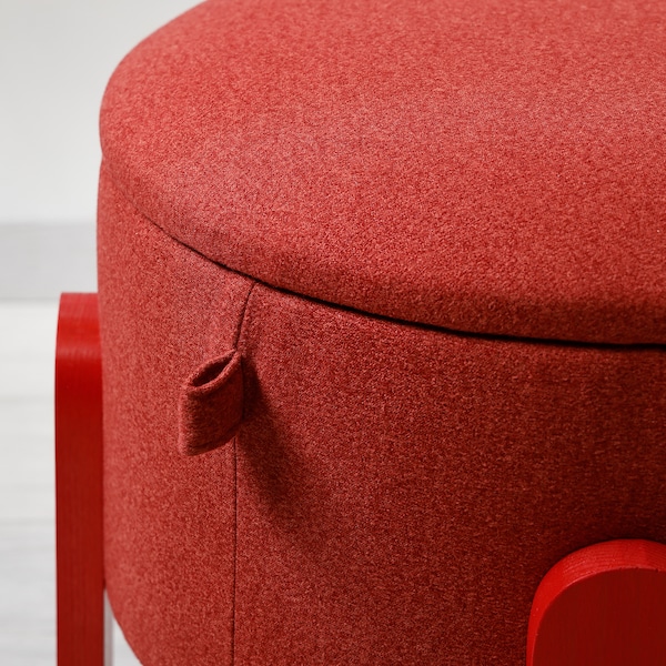 IKEA FÖRLUNDA pouffe Tonerud Red, Ikea Ireland | 2134STHAW