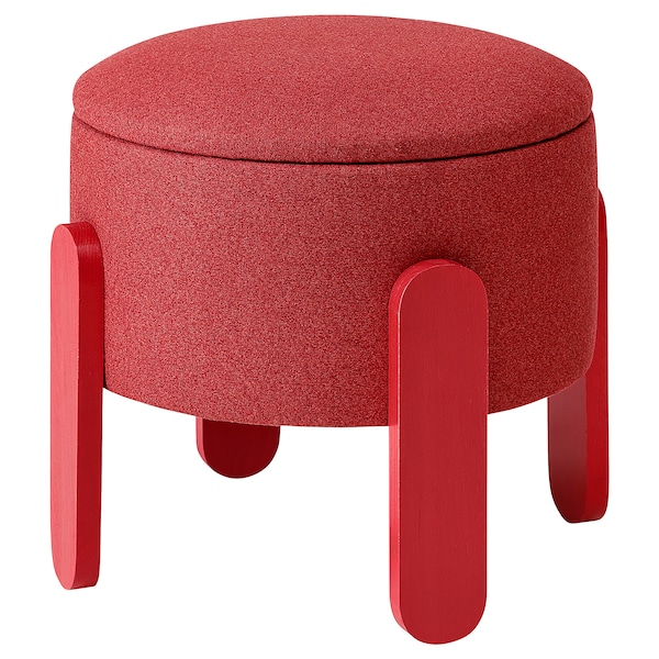 IKEA FÖRLUNDA pouffe Tonerud Red, Ikea Ireland | 2134STHAW
