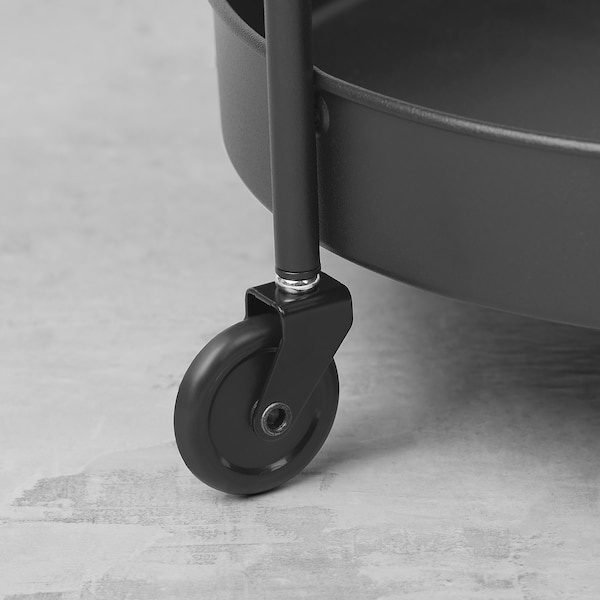 IKEA FRÖSJÖN cart, black, 21 5/8x13 3/4 in, Ikea Ireland | 0912DUWVS