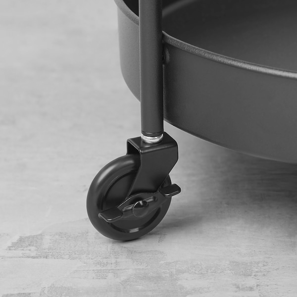 IKEA FRÖSJÖN cart, black, 21 5/8x13 3/4 in, Ikea Ireland | 0912DUWVS