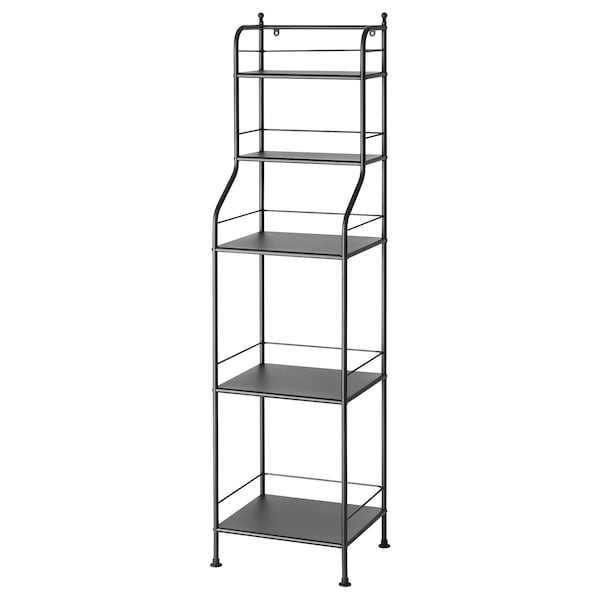 IKEA FRÖSJÖN shelf unit, 15 3/4x61 3/8 in Black, Ikea Ireland | 6809DHLCE