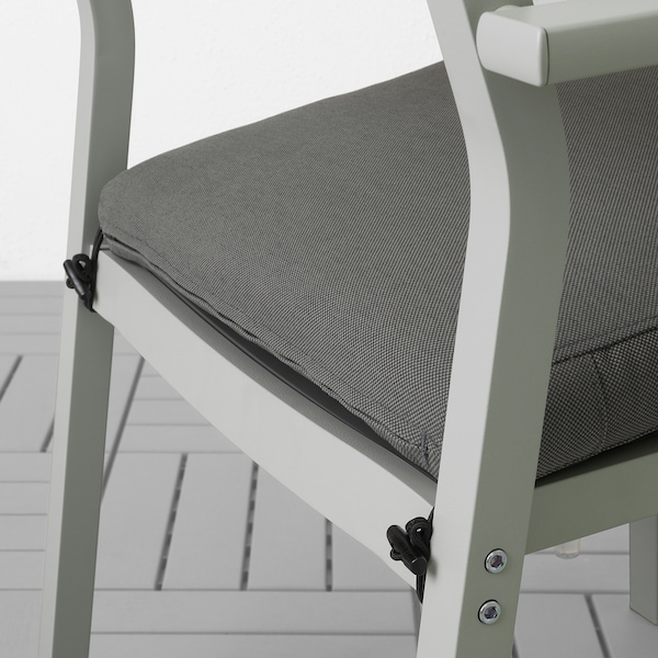 IKEA FRÖSÖN/DUVHOLMEN chair pad, outdoor, 17 3/8x17 3/8 in Dark Gray, Ikea Ireland | 4809WBYVP