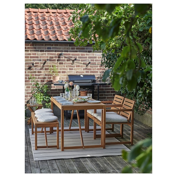 IKEA FRÖSÖN/DUVHOLMEN chair pad, outdoor, 19 5/8x19 5/8 in Beige, Ikea Ireland | 1536GYIED