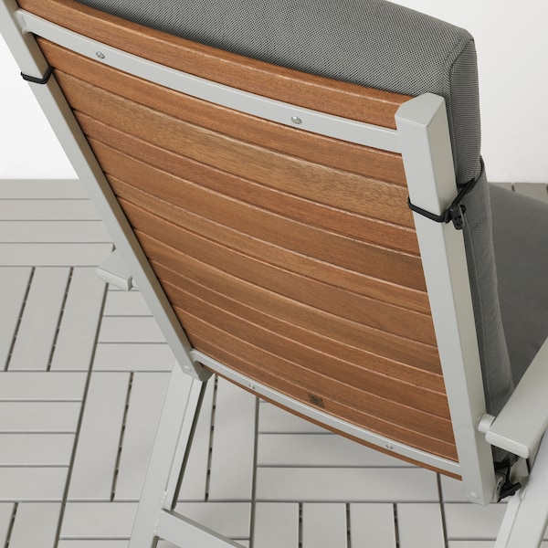 IKEA FRÖSÖN/DUVHOLMEN seat/back pad, outdoor, 45 5/8x17 3/4 in Dark Gray, Ikea Ireland | 6382YESHF