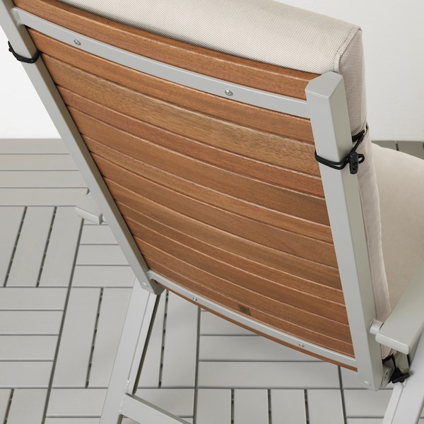 IKEA FRÖSÖN/DUVHOLMEN seat/back pad, outdoor, 45 5/8x17 3/4 in Beige, Ikea Ireland | 3589UEBPC