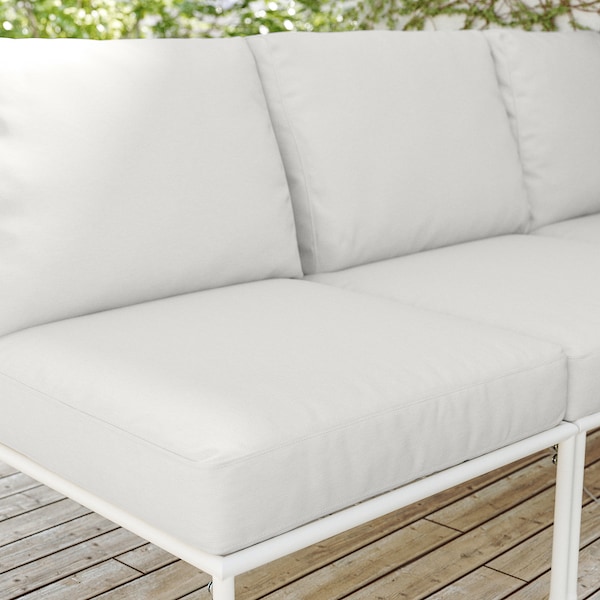IKEA FRÖSÖN cover for back cushion, 24 3/8x17 3/8 in Outdoor Beige, Ikea Ireland | 5087KCQLJ