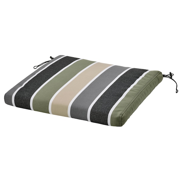 IKEA FRÖSÖN cover for chair pad, 19 5/8x19 5/8 in Outdoor / Multicolor Stripe Pattern, Ikea Ireland | 9261BJTAE
