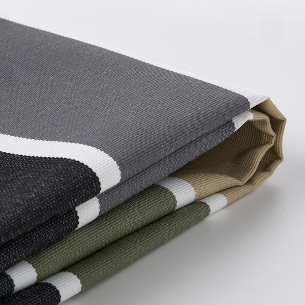 IKEA FRÖSÖN cover for seat/back pad, 45 5/8x17 3/4 in Outdoor / Multicolor Stripe Pattern, Ikea Ireland | 2671CRZXP