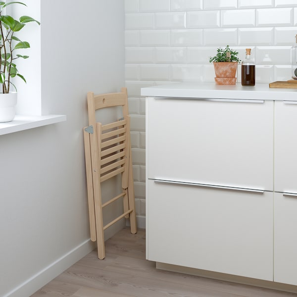 IKEA FRÖSVI folding chair Beech, Ikea Ireland | 4839GBKNE
