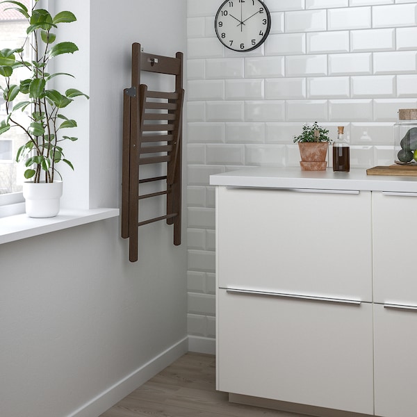 IKEA FRÖSVI folding chair Brown, Ikea Ireland | 7186ONWQF