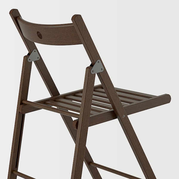 IKEA FRÖSVI folding chair Brown, Ikea Ireland | 7186ONWQF