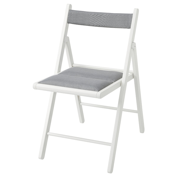 IKEA FRÖSVI folding chair White / Knisa Light Gray, Ikea Ireland | 6958GOPRS