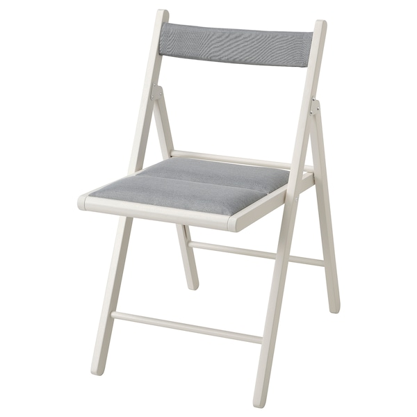IKEA FRÖSVI folding chair White / Knisa Light Gray, Ikea Ireland | 6958GOPRS