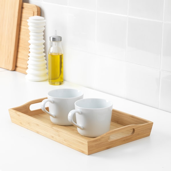 IKEA FRUKTSKAL tray, bamboo, 14x9 in, Ikea Ireland | 0849ZWDLT