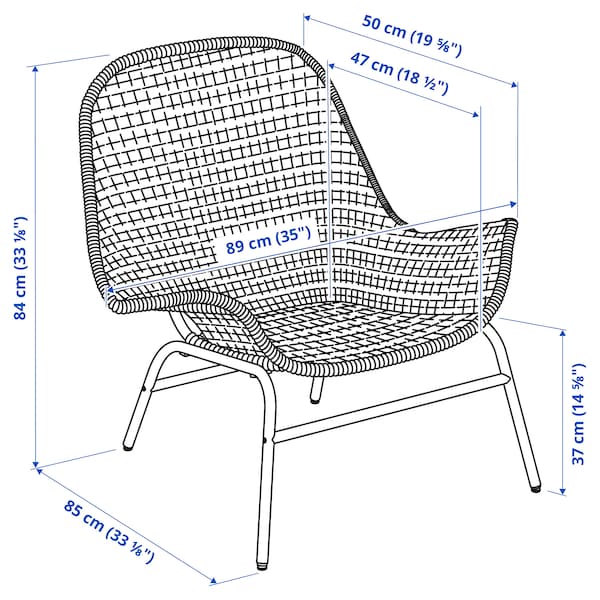 IKEA FRYKSÅS chair with cushion, rattan/Risane natural, Ikea Ireland | 0263BAQZJ