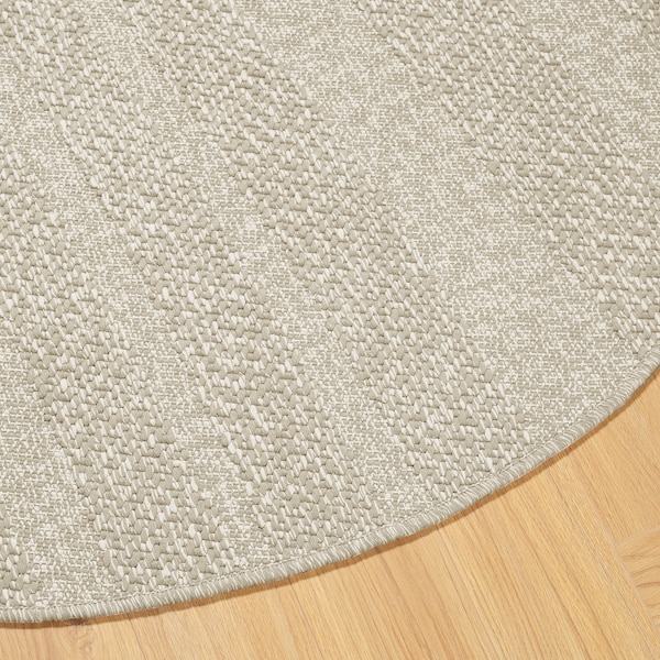 IKEA FULLMAKT rug flatwoven, in/outdoor, beige/mélange, 4'3 in, Ikea Ireland | 8714OASQF