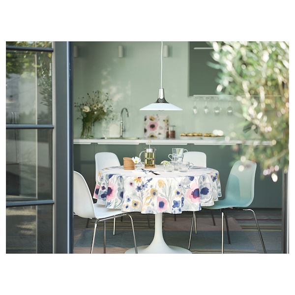 IKEA FYRTIOFYRA pendant lamp, chrome effect, 15 in White, Ikea Ireland | 6921JPANL