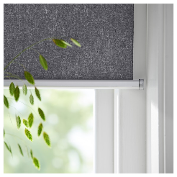 IKEA FYRTUR black-out roller blind, 32x76 ¾ in Smart Wireless / Battery Operated Gray, Ikea Ireland | 2861OEJKQ