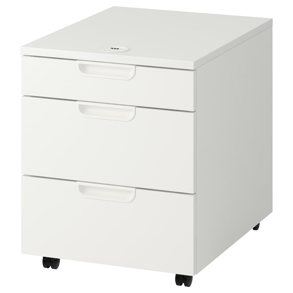 IKEA GALANT Drawer unit on casters, 17 3/4x21 5/8 in White, Ikea Ireland | 5471KTWLQ
