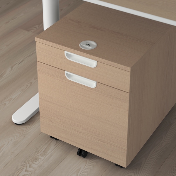 IKEA GALANT Drawer unit/drop file storage, 17 3/4x21 5/8 in White Stained Oak Veneer, Ikea Ireland | 2367RYJVA