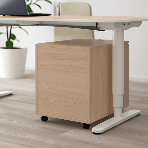 IKEA GALANT Drawer unit/drop file storage, 17 3/4x21 5/8 in White Stained Oak Veneer, Ikea Ireland | 2367RYJVA