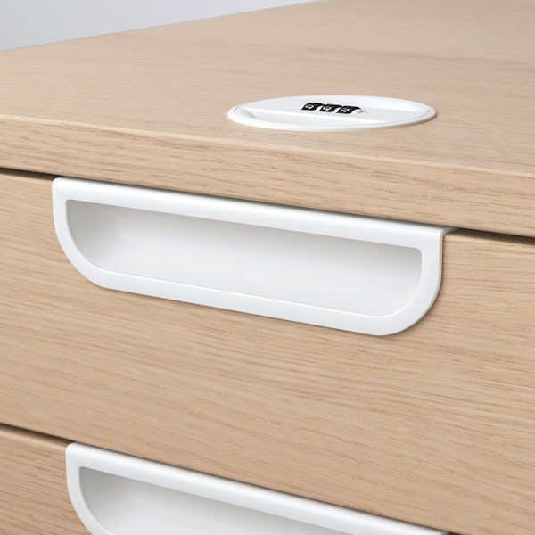 IKEA GALANT Drawer unit/drop file storage, 17 3/4x21 5/8 in White Stained Oak Veneer, Ikea Ireland | 2367RYJVA