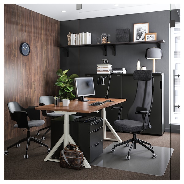 IKEA GALANT drawer unit on casters, black stained ash veneer, 17 3/4x21 5/8 in Black Stained Ash Veneer, Ikea Ireland | 7308NDIBO