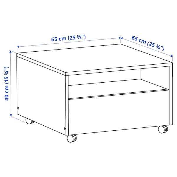 IKEA GARNANÄS coffee table, 25 5/8x25 5/8 in White, Ikea Ireland | 3961RFHCB