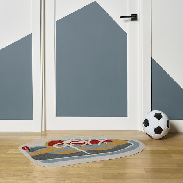 IKEA GATURUM door mat, 2'0 inx2'11 in Multicolor, Ikea Ireland | 6074VKSOX